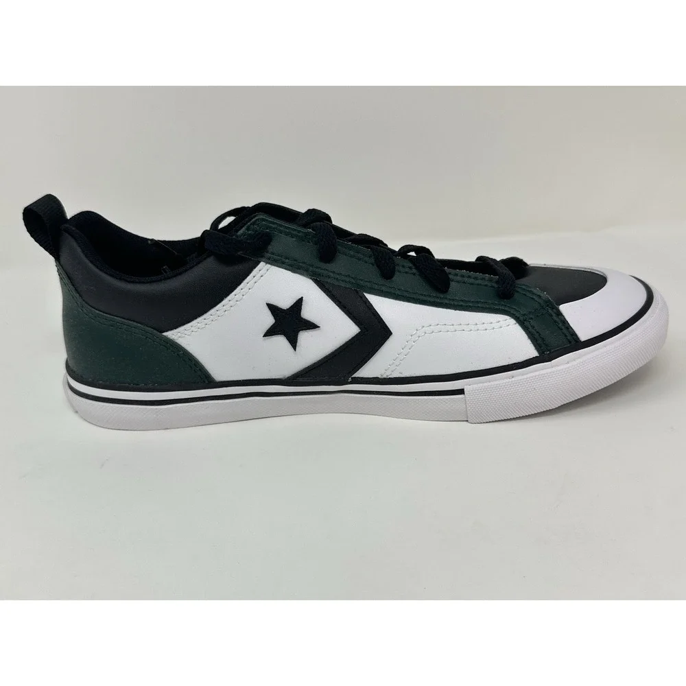 Converse Pro Blaze Ox Shoes Kids Size 6 Green Envy Black White Low Sneakers NIB